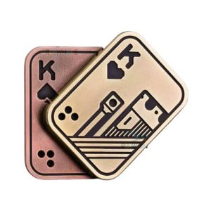 Gadget anti estrés de metal Bronze King